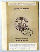 New York University College of Medicine Freshman Handbook 1945