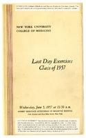 New York University College of Medicine Last Day Exercises, Class of 1957