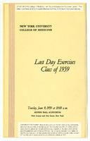 New York University College of Medicine Last Day Exercises, Class of 1959