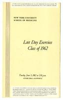 New York University School of Medicine Last Day Exercises, Class of 1962
