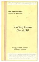 New York University School of Medicine Last Day Exercises, Class of 1963