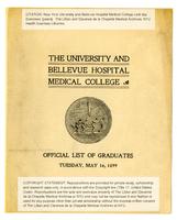 The University and Bellevue Hospital Medical College Annual Commencement, Class of 1899