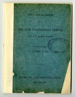 New York Post-Graduate Hospital Annual Report 1894
