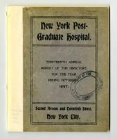 New York Post-Graduate Hospital Annual Report 1897