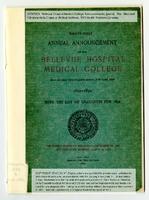 Bellevue Hospital Medical College 31st Annual Announcement 1891-1892