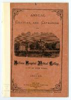 Bellevue Hospital Medical College Annual Circular and Catalogue 1867-1868