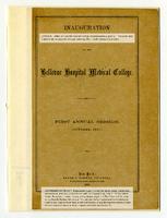 Bellevue Hospital Medical College First Annual Session 1862