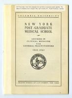 New York Post-Graduate Medical School Announcement 1942-1943