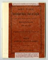 New York Post-Graduate Medical School and Hospital Annual Announcement 1887-1888