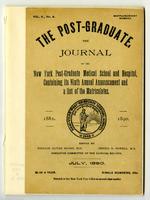 New York Post-Graduate Medical School and Hospital Annual Announcement 1890-1891