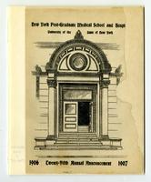 New York Post-Graduate Medical School and Hospital Annual Announcement 1906-1907