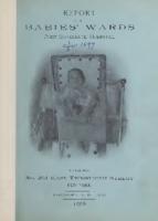 Babies' Wards. New York Post-Graduate Hospital. Annual Report for 1897