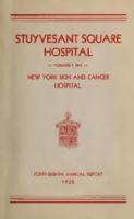 Stuyvesant Square Hospital 1930