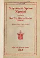Stuyvesant Square Hospital 1933