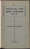 Hospital for Joint Diseases Annual Report, 1946