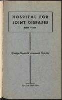 Hospital for Joint Diseases Annual Report, 1950