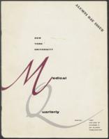 New York University Medical Quarterly (Spring 1961) Alumni Day Issue