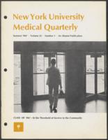 New York University Medical Quarterly (Summer 1967)