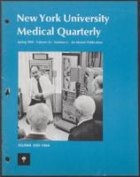 New York University Medical Quarterly (Spring 1969)