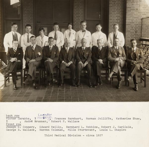 Bellevue Hospital - House Staff, 3rd Medicial Division