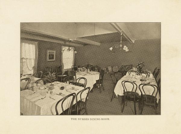 New York Post-Graduate Medical School and Hospital - Nurses' Dining Room