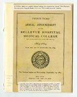 Bellevue Hospital Medical College 23rd Annual Announcement 1883-1884