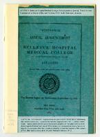 Bellevue Hospital Medical College 25th Annual Announcement 1885-1886