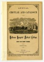 Bellevue Hospital Medical College Annual Circular and Catalogue 1869-1870