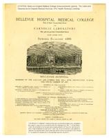 Bellevue Hospital Medical College Spring Session 1888