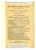 Bellevue Hospital Medical College Spring Session, Carnegie Laboratory 1892