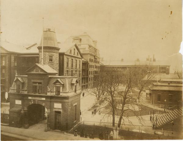 Bellevue Hospital - Entrance Gate and Campus Grounds