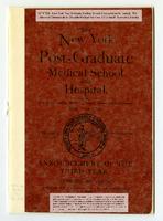 New York Post-Graduate Medical School and Hospital Annual Announcement 1884-1885