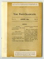 New York Post-Graduate Medical School Announcement 1894-1895