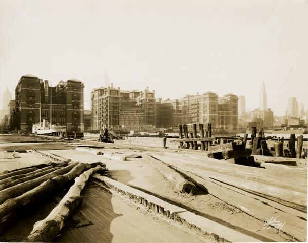 Bellevue Hospital - View From East River Pier