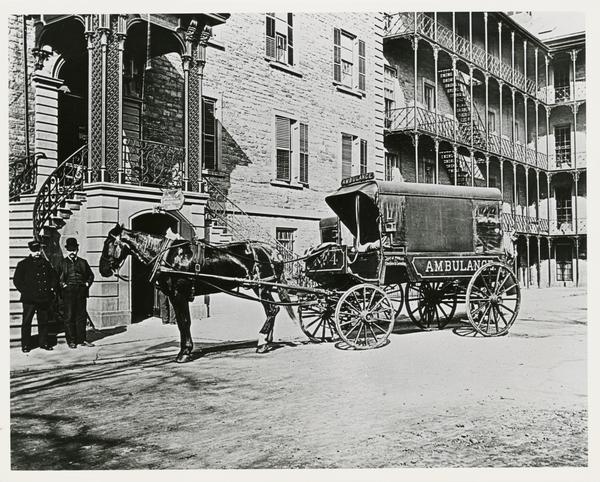 Bellevue Hospital - Horse-Drawn Ambulance