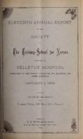 Bellevue Hospital. Training School for Nurses. 11th Annual Report 1883