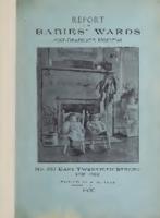 Babies' Wards. New York Post-Graduate Hospital. Annual Report for 1899