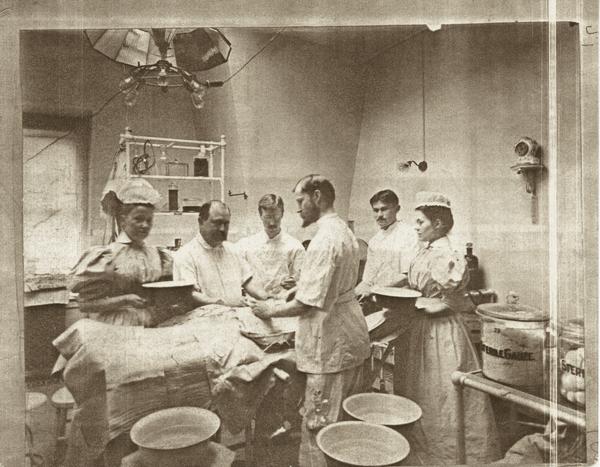 Bellevue Hospital - Doctors and Nurses Performing Surgery 