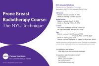 Prone Breast Radiotherapy Course:  The NYU Technique (October 21-22, 2011) (March 30-31, 2012)